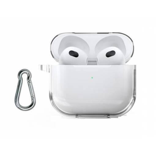 Foto - Silikonové pouzdro pro Airpods 3 s karabinou