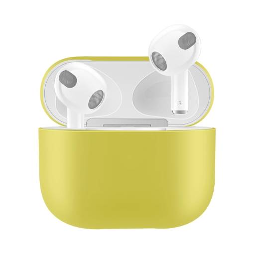 Foto - Silikonové pouzdro pro Airpods 3 - žlutá