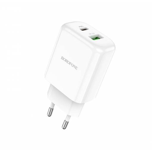 Foto - Napájecí adaptér USB-A a USB-C Borofone - 20W