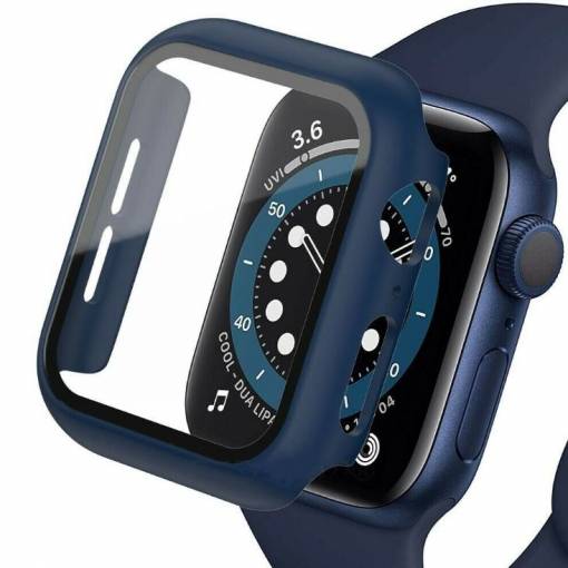 Foto - Ochranný kryt pro Apple Watch - Tmavě modrý, 40 mm