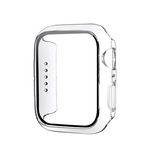 Foto - Ochranný kryt pro Apple Watch - Transparentní, 45 mm