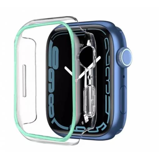 Foto - Ochranný rámeček pro Apple Watch - Svítící zelený, 44 mm