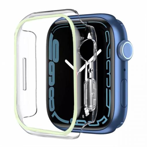 Foto - Ochranný rámeček pro Apple Watch - 44mm, svítící, žlutý