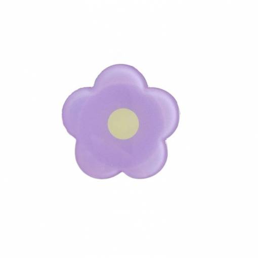 Foto - Pop Socket držák na mobilní telefon - Květina, fialová