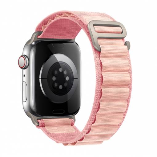 Foto - eses Alpský tah pro Apple Watch - Růžový 42mm, 44mm, 45mm, 49mm