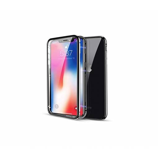 Foto - Magnetický kryt pro iPhone X a XS - Černý