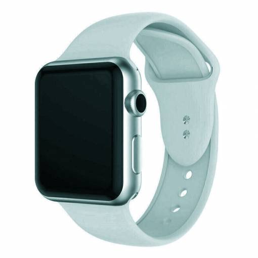 Foto - eses Silikonový řemínek pro Apple Watch - Zelený S, M, L, 42mm/44mm/45mm