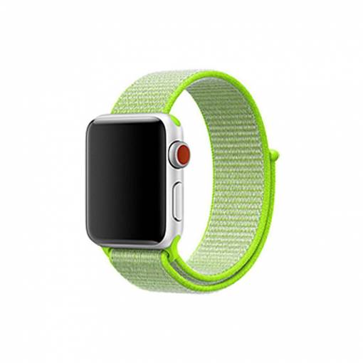 Foto - eses Nylonový řemínek 42mm/44mm světle zelený pro Apple Watch