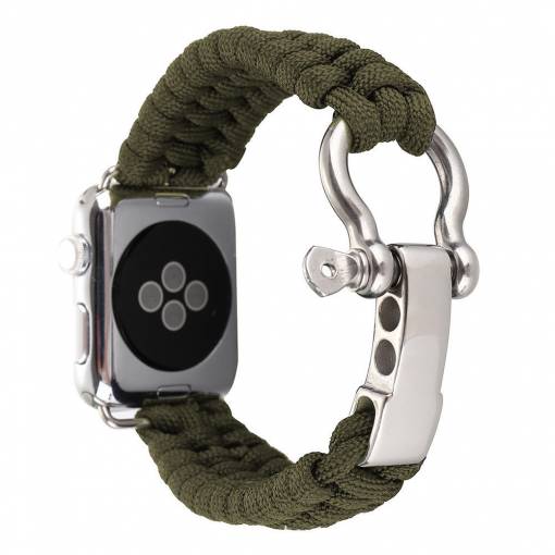 Foto - eses nylonový řemínek pro Apple Watch zelený 38mm/40mm/41mm