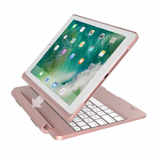 Foto - Odnímatelná klávesnice pro iPad 9.7" (2017) - růžově zlatá