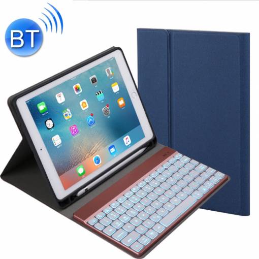 Foto - DeLuxe klávesnice pro iPad a Apple Pencil - tmavě modrá