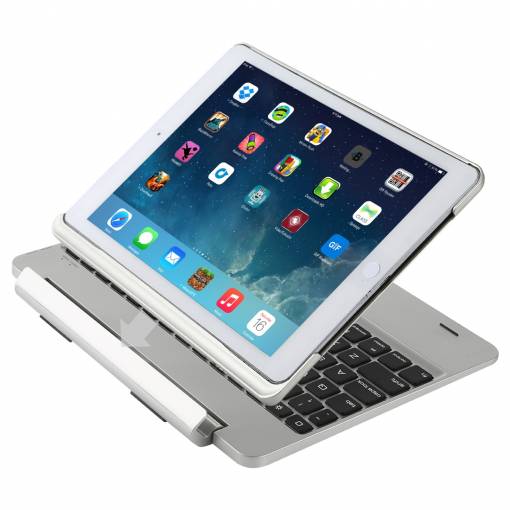 Foto - Odnímatelná klávesnice pro iPad Air - stříbrná