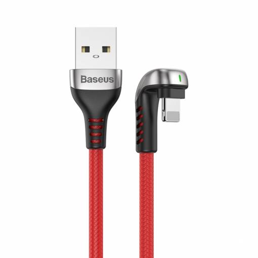 Foto - BASEUS Lightning kabel 1 M (Tvar-U) - červená