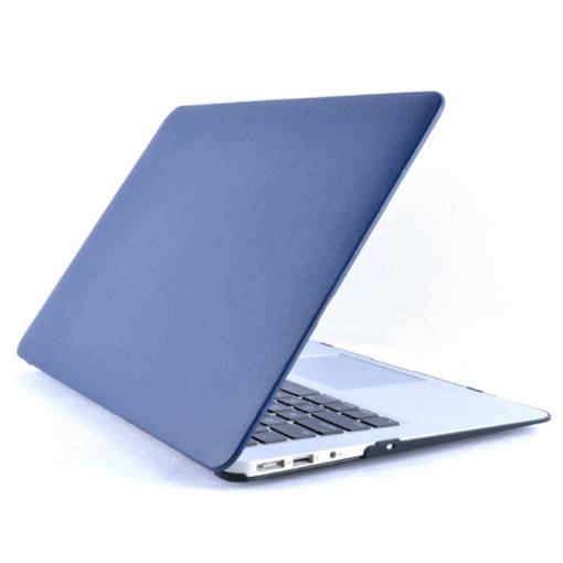 Foto - Obal s kůží na MacBook Air 13" (A1466 / A1369) - tmavě modrá