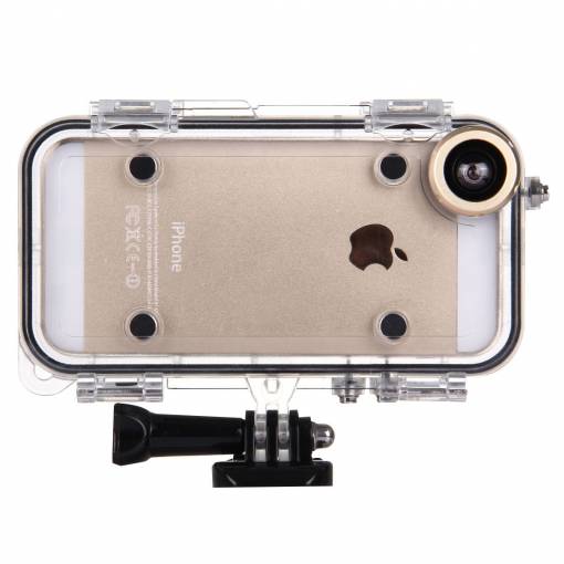 Foto - Vodotěsné pouzdro IPX8 pro iPhone SE (do 5 m) - průsvitné