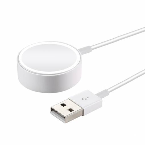 Foto - NoBrand magnetická USB nabíječka pro Apple watch 2 - bílá