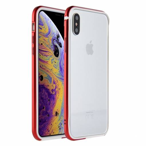 Foto - Sulada Hliníkový Bumper na iPhone X/ XS - červená