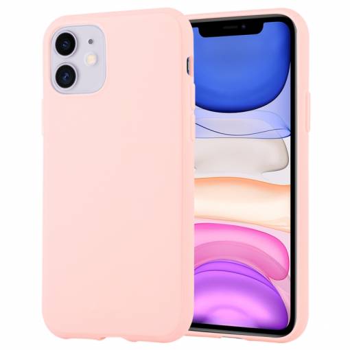 Foto - Mercury Goospery Liquid kryt na iPhone 11 - Peach