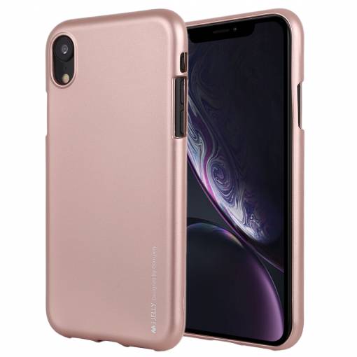 Foto - Liquid kryt Mercury Goospery na iPhone XR - Rose Gold