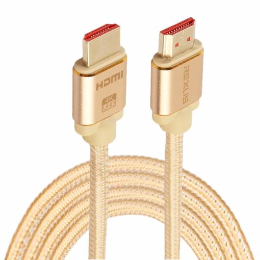 Foto - 4K UHD HDMI / HDMI kabel (3 m) - zlatá