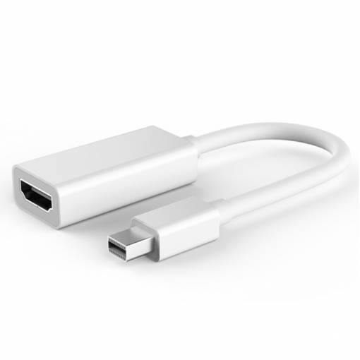 Foto - Redukce Mini DisPlayPort (samec) na HDMI (samice) - bílá