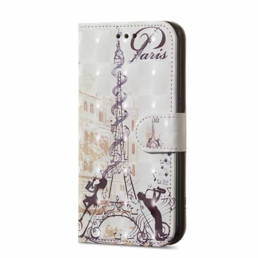 Foto - Flipové pouzdro na iPhone XR - Eiffelova věž