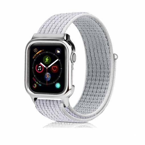 Foto - Nylonový řemínek pro Apple Watch 4 (44mm) - světle šedá