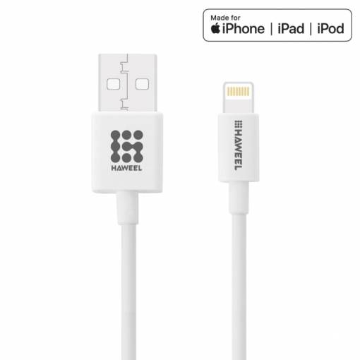 Foto - MFI Lightning kabel 1 M - bílá