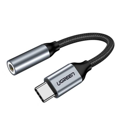 Foto - UGREEN redukce z USB-C na 3.5mm jack - dark grey