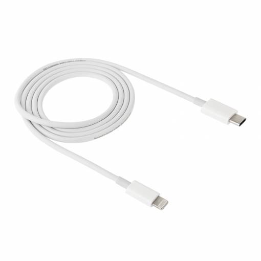 Foto - Lightning / USB-C kabel 1 m - bílá
