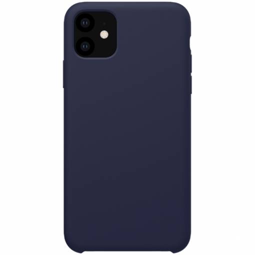 Foto - Nillkin Pogumovaný Liquid Kryt na iPhone 11 - Navy blue