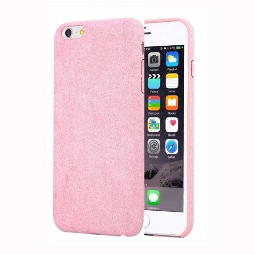 Foto - Kryt potažený filcem na iPhone 6 - růžová