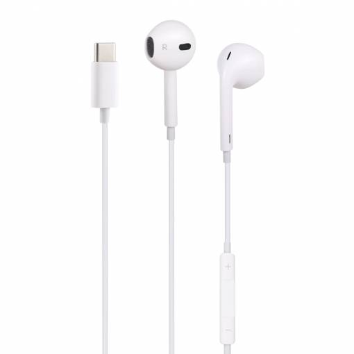 Foto - Sluchátka pro Android mobil (USB-C) - bílá