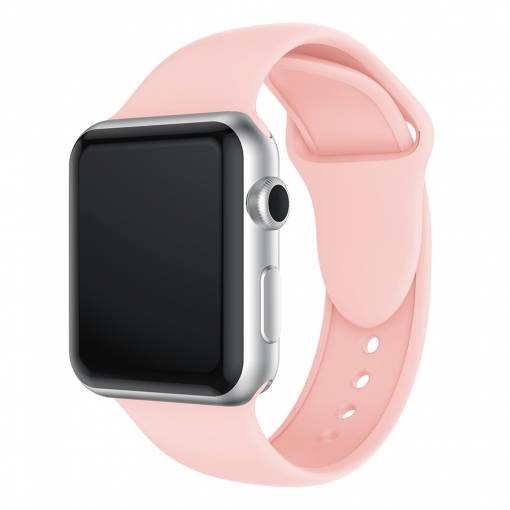 Foto - Silikonový řemínek Premium pro Apple Watch 5 (44mm) - růžová