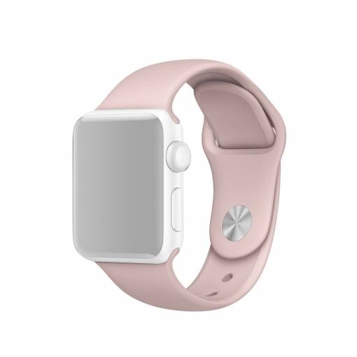 Foto - Silikonový řemínek Premium pro Apple Watch 1 (38mm) - růžová
