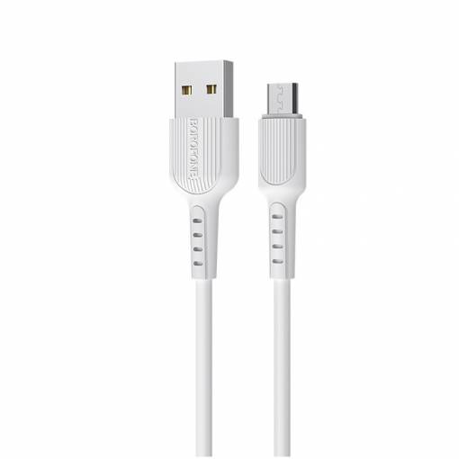 Foto - Micro USB kabel Borofone 1 m - bílá