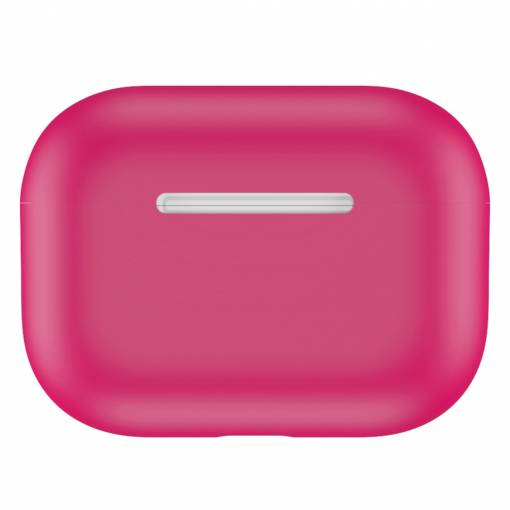 Foto - Silikonový obal pro Airpods Pro - růžově červená