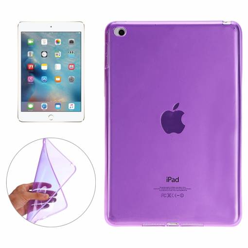 Foto - Silikonový kryt na iPad Mini 4/5 - fialový