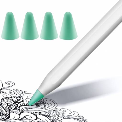 Foto - Kryt na hroty pro Apple Pencil (4 ks) - Zelená