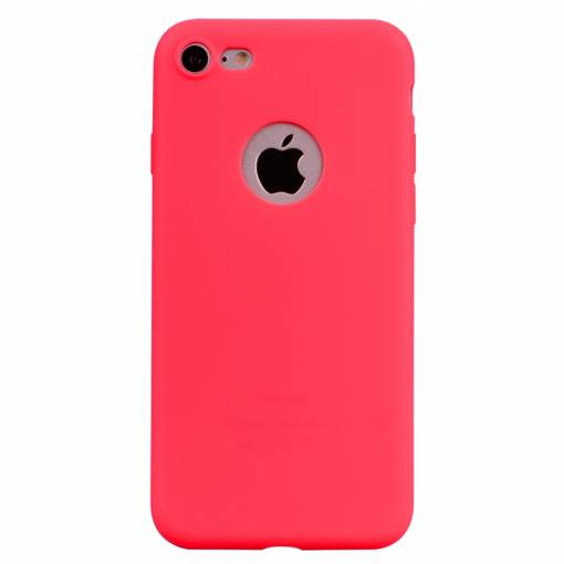 Foto - Obal s výřezem na logo na iPhone 7 / 8 - Candy Red