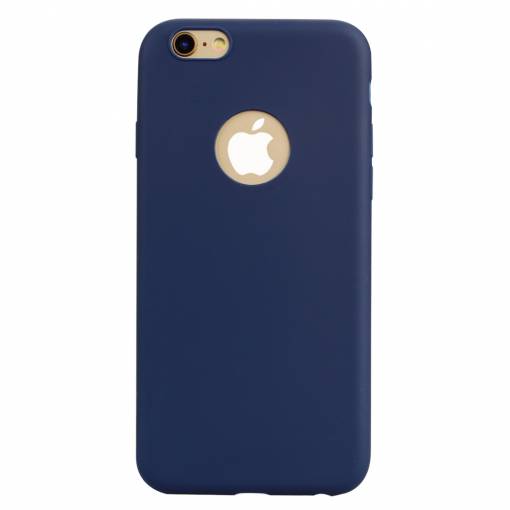 Foto - Obal s výřezem na logo na iPhone 6/ 6S - Candy Blue