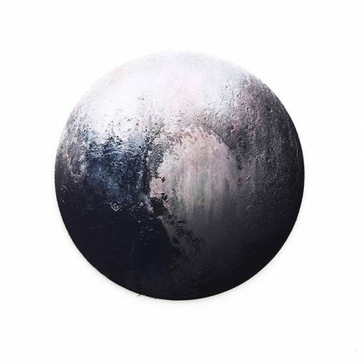 Foto - Podložka pod myš (22x22 cm) - Dark Pluto