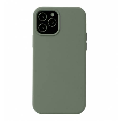 Foto - Silikonový kryt pro iPhone 12 Pro Max - Tmavě zelený