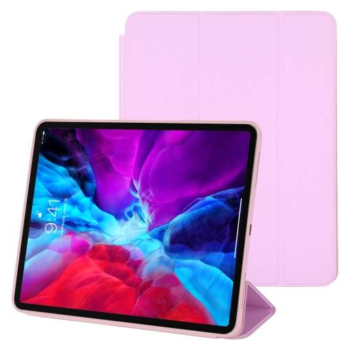 Foto - Pouzdro z PU kůže pro Apple iPad Pro 12.9 (2020) - Pink