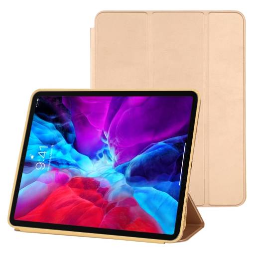 Foto - Pouzdro z PU kůže pro Apple iPad Pro 12.9 (2020) - Gold