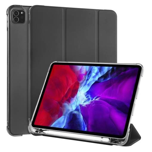 Foto - Pouzdro z PU kůže pro Apple iPad Pro 11 (2020) + slot pro Apple Pencil - Black