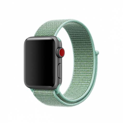 Foto - eses Nylonový řemínek pro Apple Watch - Světle zelený, 42mm/44mm/45mm