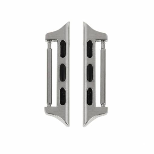Foto - eses Pružinové magnetické konektory pro Apple Watch - Stříbrné 42mm, 44mm, 45mm, 49mm