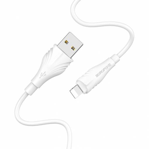 Foto - Borofone kabel lightning 5V/2.4A - 3 metry