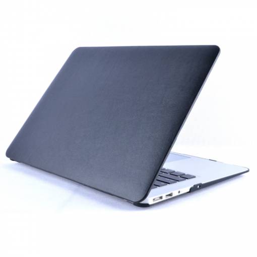 Foto - Obal z PU kůže na MacBook Air 13" - černá